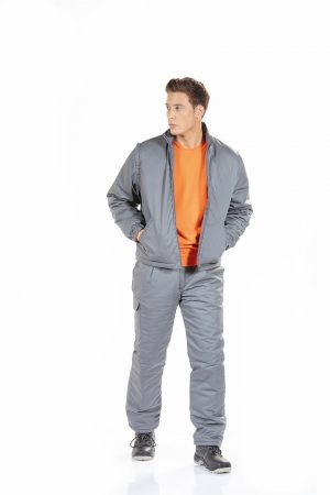 MEN’S PADDED WORK JACKET WITH REMOVABLE SLEEVES