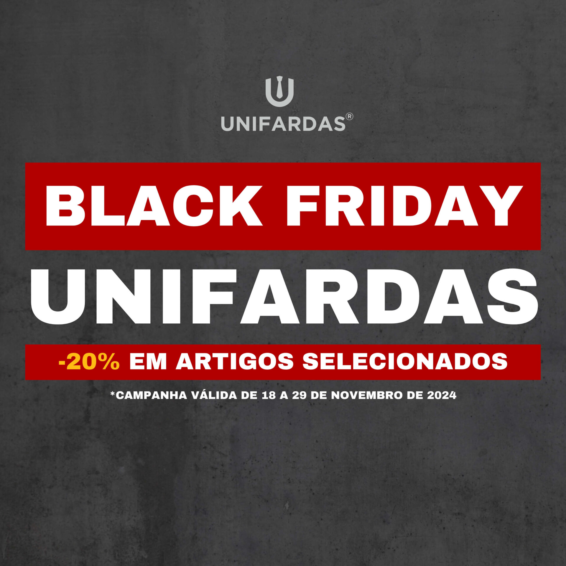 Campanha Black Friday da Unifardas